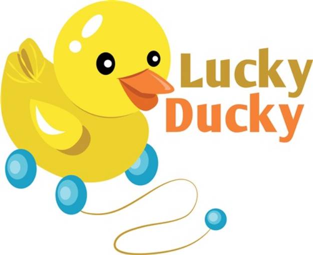 Picture of Lucky Ducky SVG File