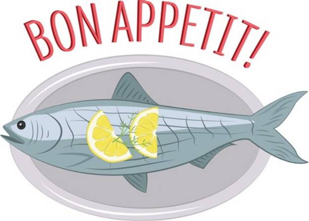 Picture of Bon Appetit! SVG File