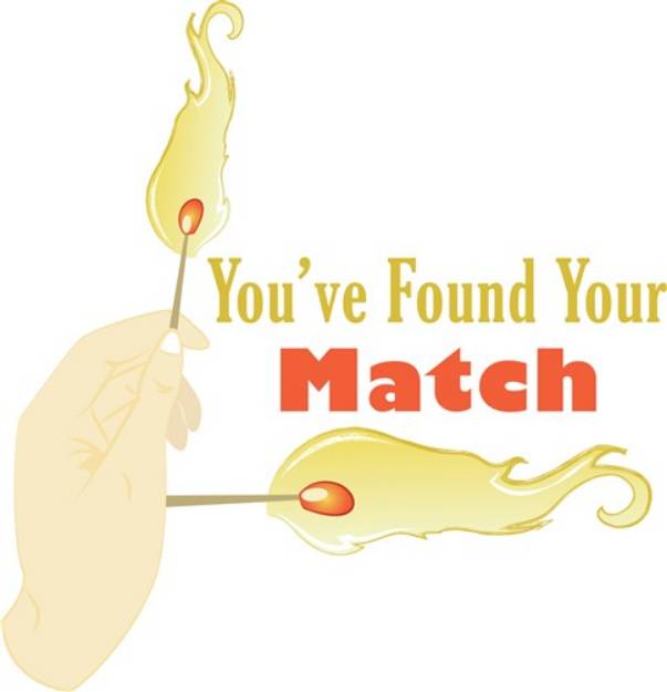 Picture of Found Your Match SVG File