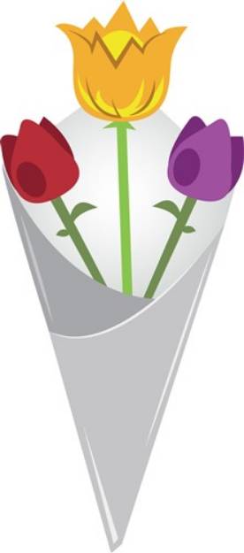 Picture of Tulip Flowers SVG File