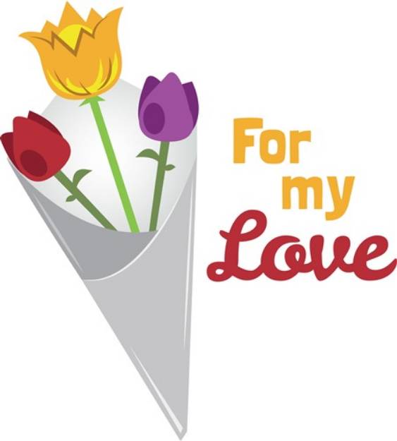Picture of For My Love SVG File