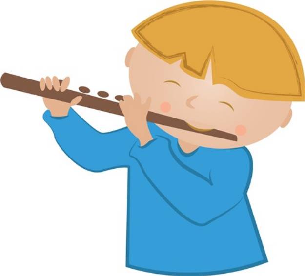 Picture of Flute Player SVG File