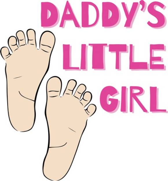 Picture of Daddys Little Girl SVG File