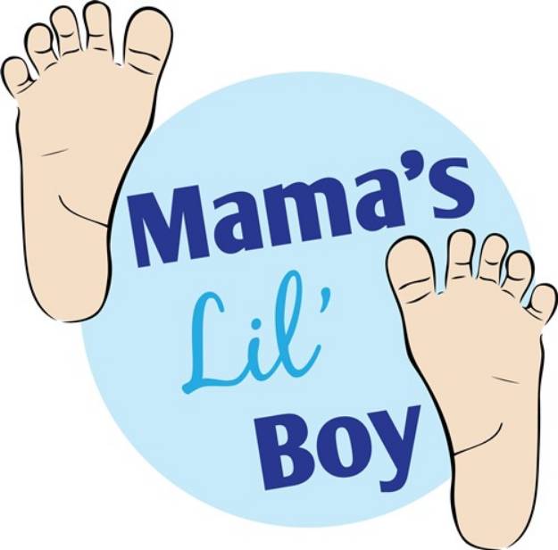 Picture of Mamas Lil Boy SVG File