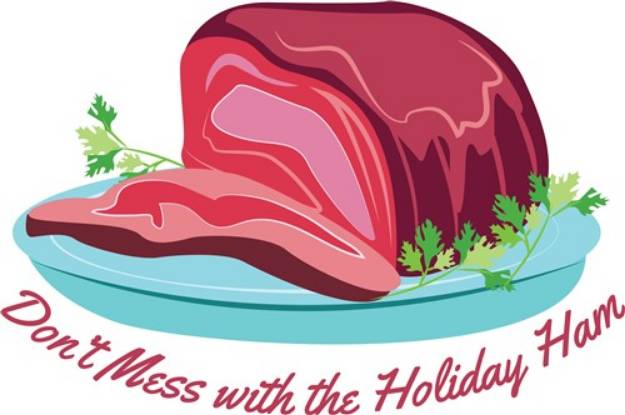 Picture of Holiday Ham SVG File