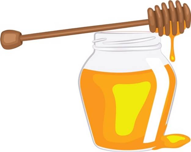 Picture of Honey Jar SVG File