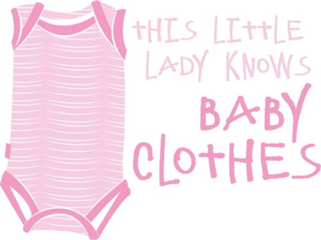 Picture of Baby Clothes SVG File