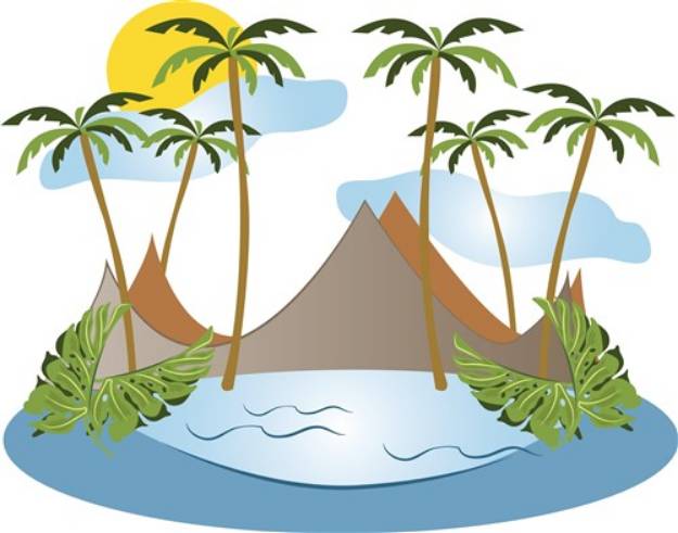 Picture of Island SVG File