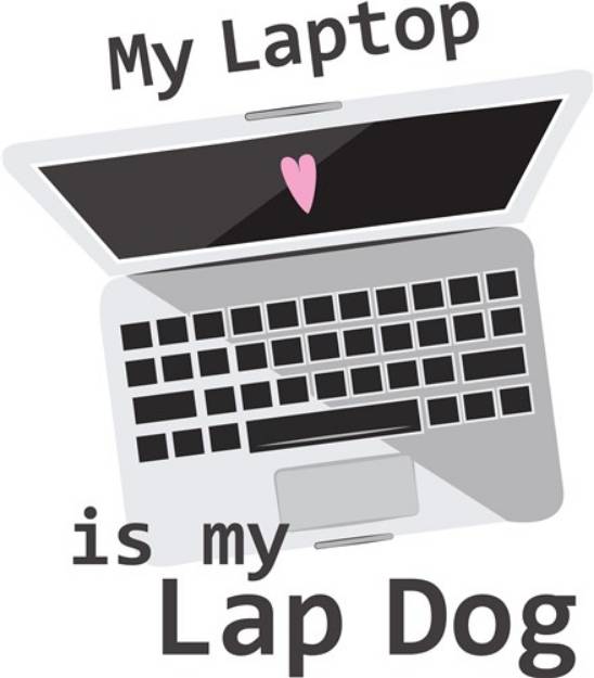 Picture of My Lap Dog SVG File