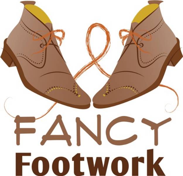 Picture of Fancy Footwork SVG File