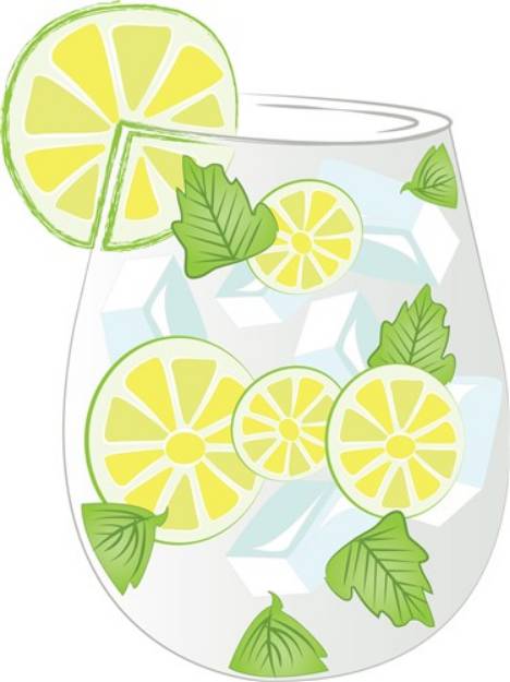 Picture of Mojito Drink SVG File