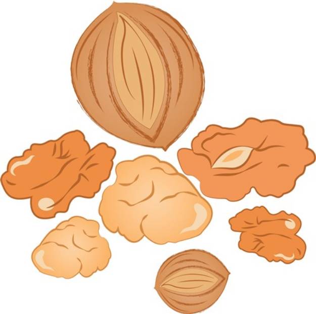 Picture of Nuts SVG File