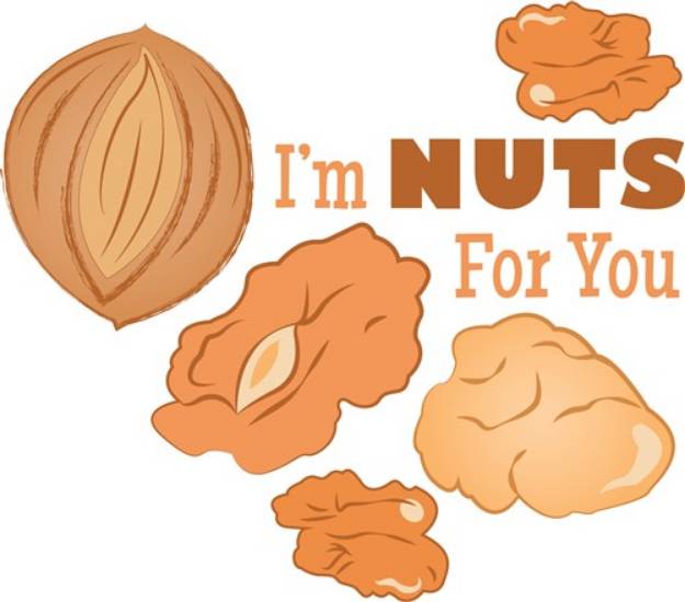 Picture of Nuts For You SVG File