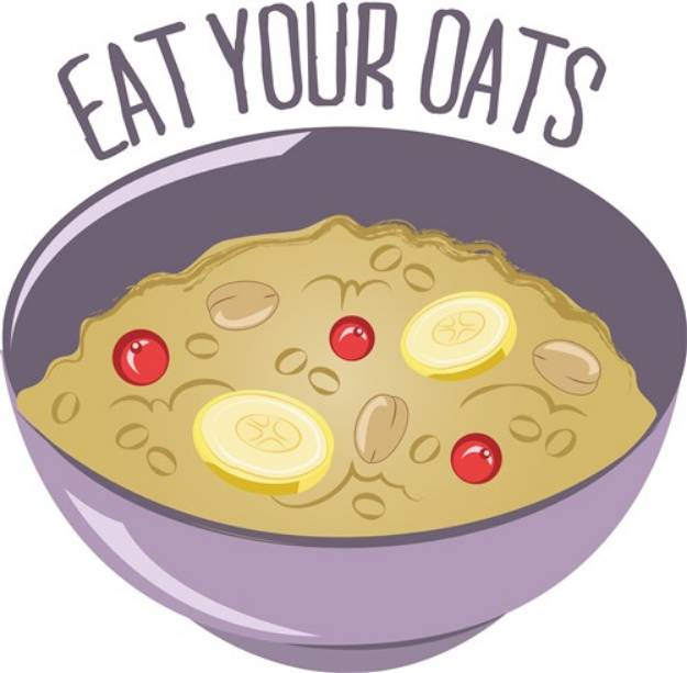 Picture of Eat Your Oats SVG File
