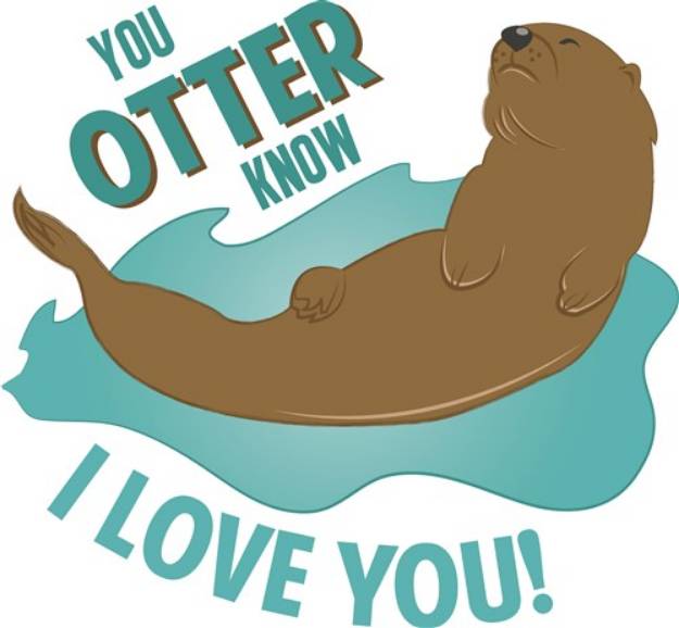 Picture of You Otter Know SVG File