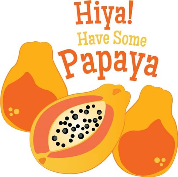Picture of Some Papaya SVG File