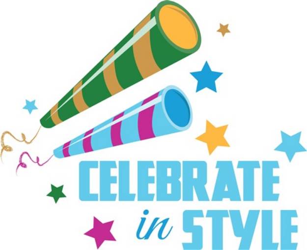 Picture of Celebrate In Style SVG File