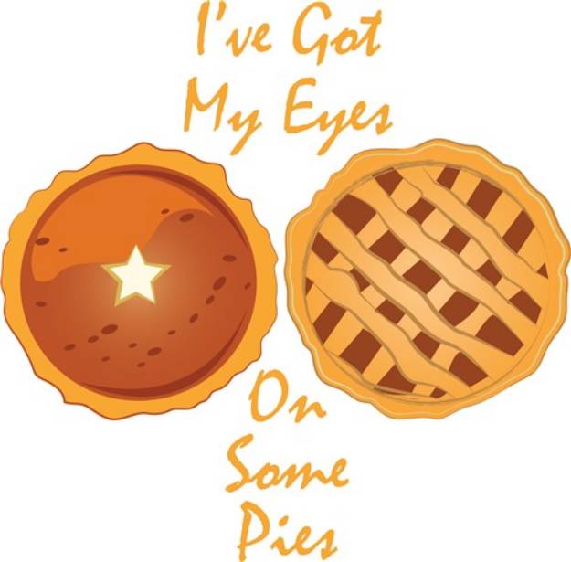 Picture of Eye On Pie SVG File