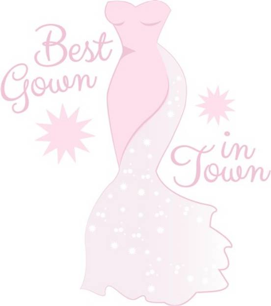 Picture of Best Gown SVG File