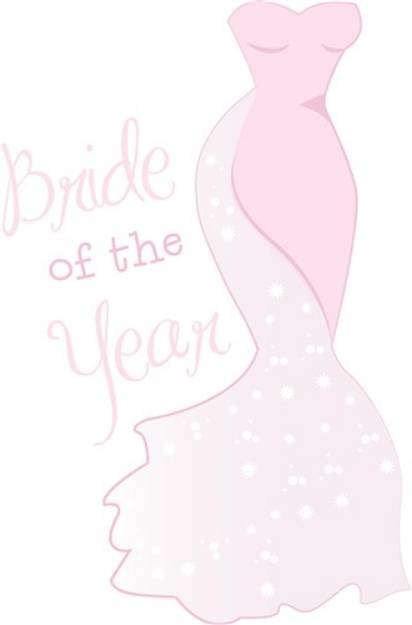 Picture of Bride Of Year SVG File