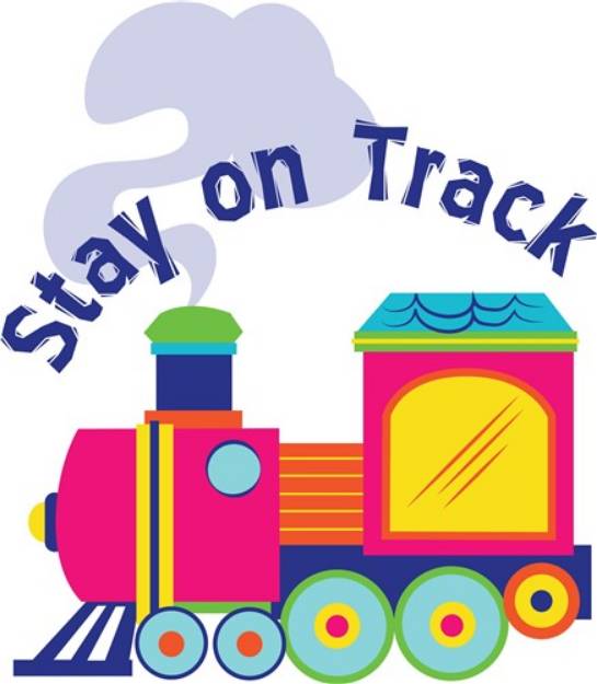 Picture of Stay On Track SVG File