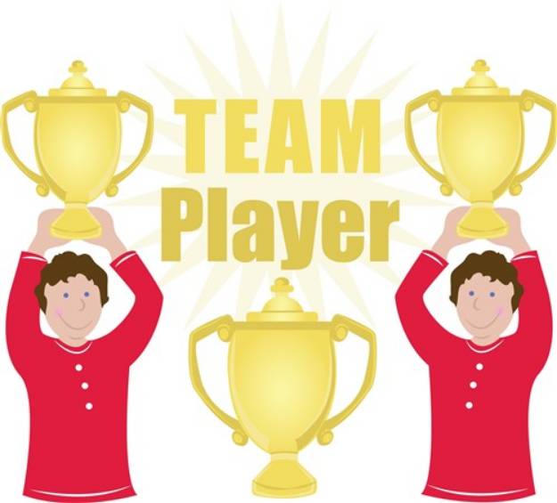 Picture of Team Player SVG File