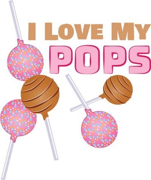 Picture of Love My Pops SVG File