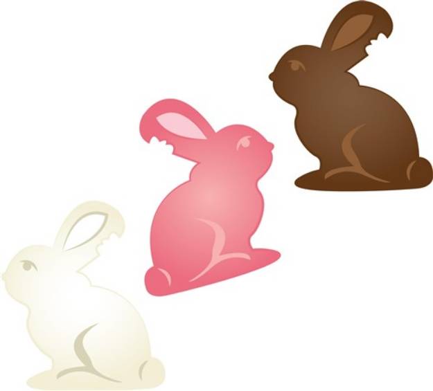 Picture of Candy Bunnies SVG File