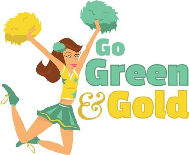 Picture of Green & Gold SVG File