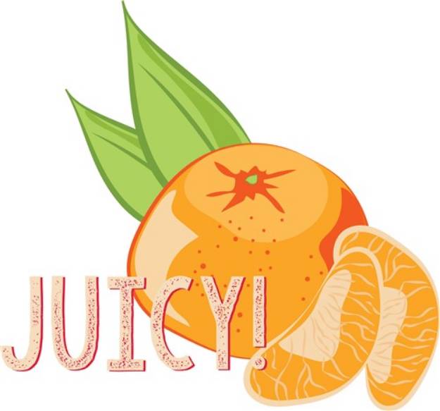 Picture of Juicy Clementine SVG File