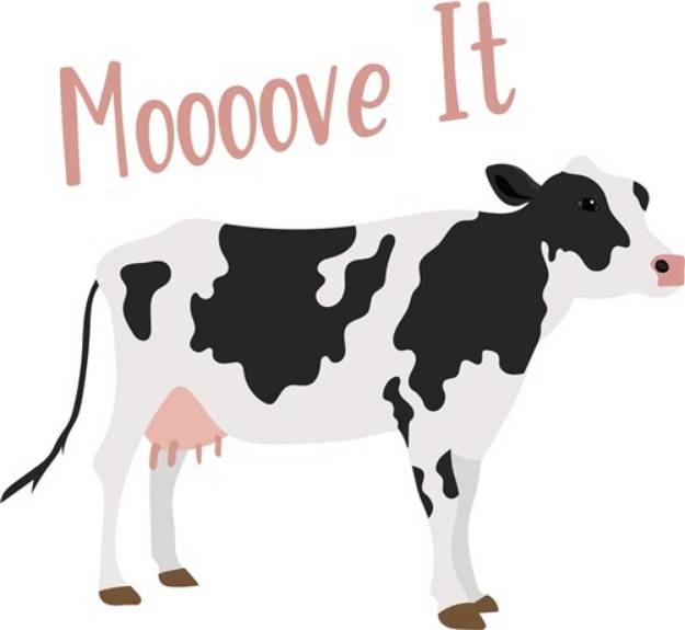 Picture of Moooove It SVG File