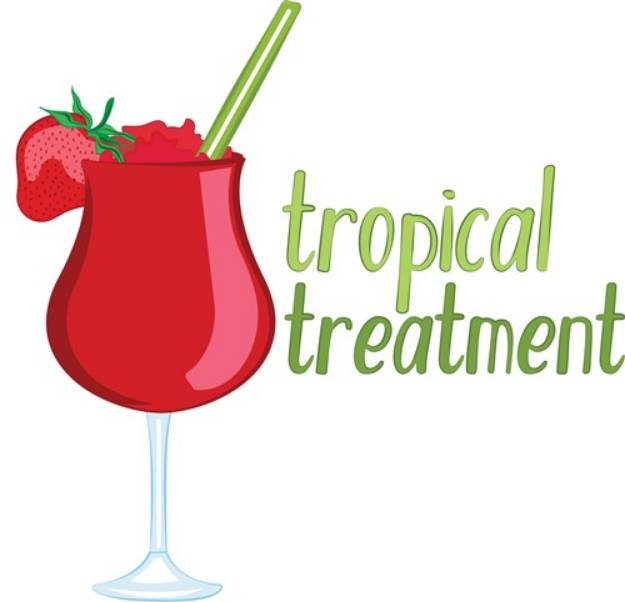 Picture of Tropical Treatment SVG File