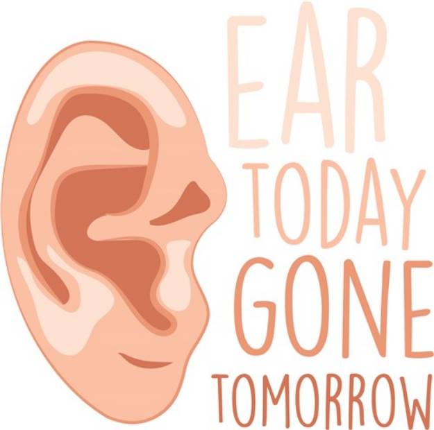 Picture of Ear Today SVG File