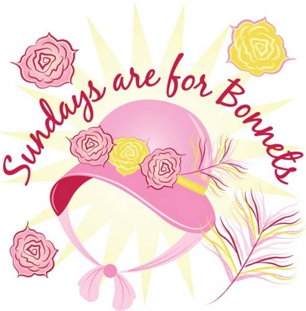 Picture of Sunday Bonnets SVG File