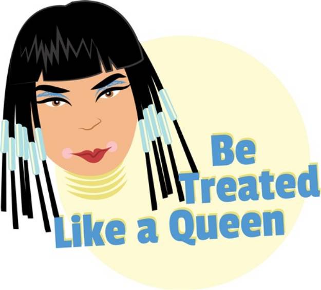 Picture of Like A Queen SVG File