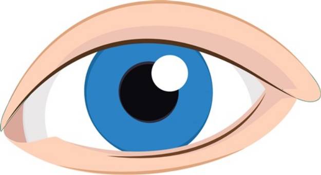 Picture of Blue Eye SVG File