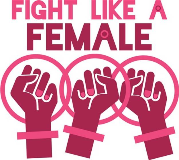 Picture of Fight Like Female SVG File