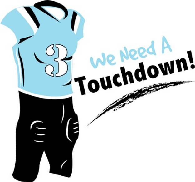 Picture of A Touchdown SVG File