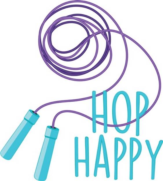 Picture of Hop Happy SVG File