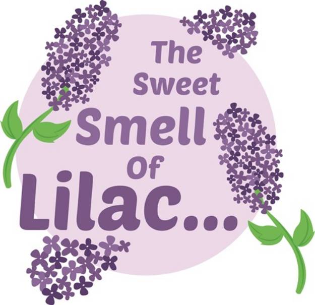 Picture of Smell Of Lilac SVG File