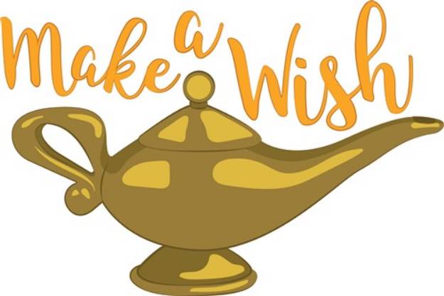 Picture of Make A Wish SVG File