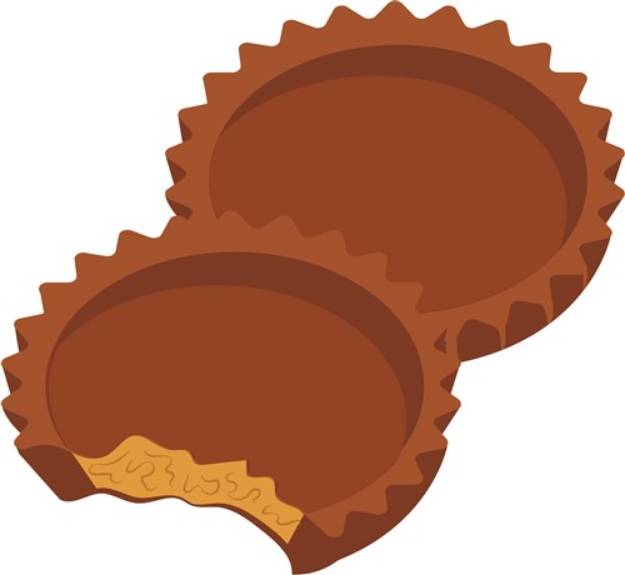 Picture of Peanut Butter Cups SVG File