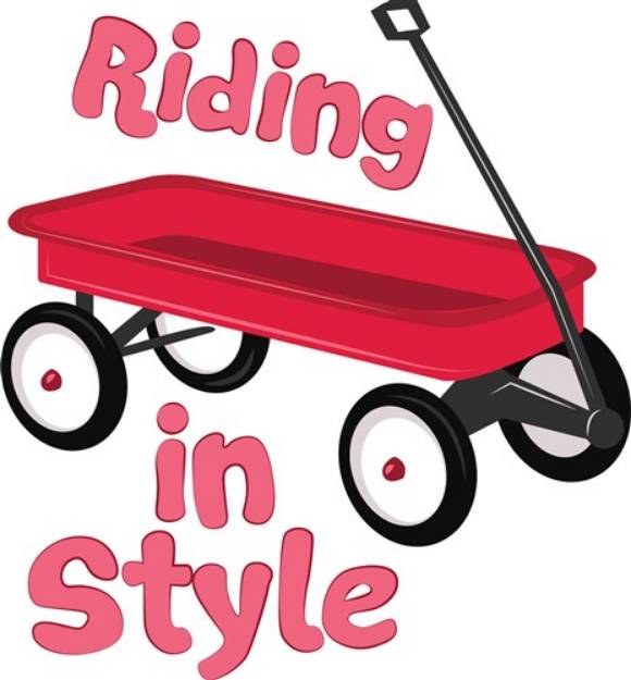 Picture of Riding In Style SVG File