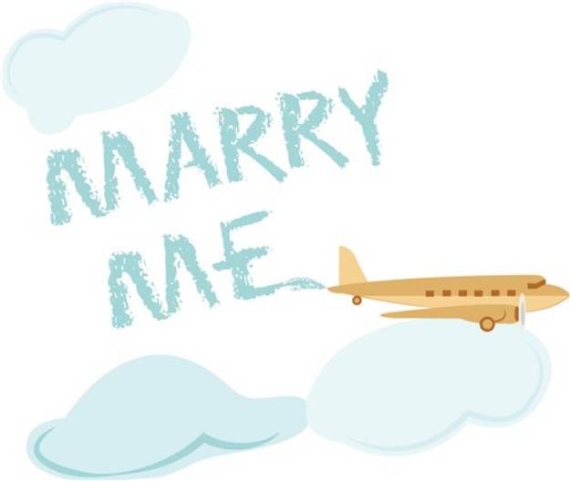 Picture of Marry Me SVG File