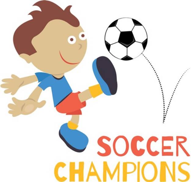 Picture of Soccer Champions SVG File