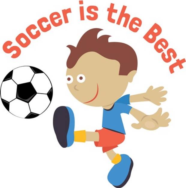 Picture of Soccer Is Best SVG File