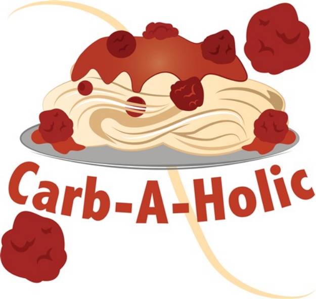 Picture of Carb-A-Holic SVG File