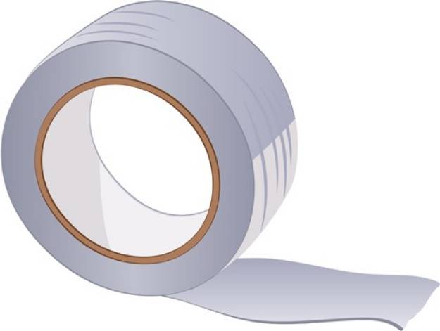 Picture of Tape Roll SVG File