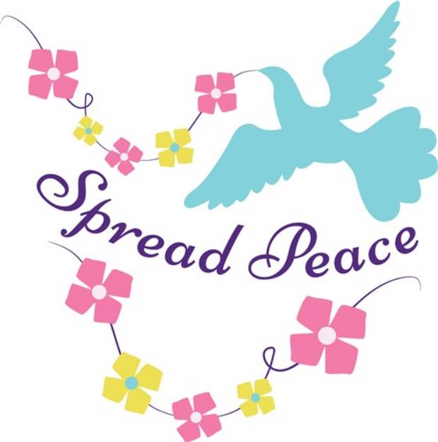 Picture of Spread Peace SVG File