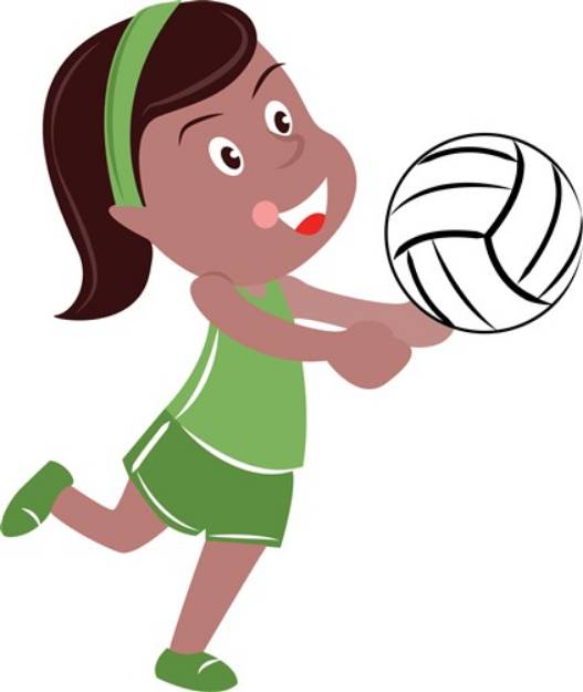 Picture of Volleyball Girl SVG File